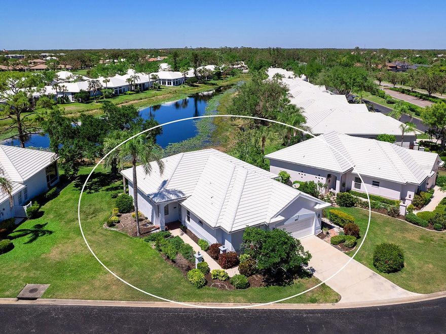 Auction Property. Auction Property. This property will be sold at auction online March 5 ~ March 11; Any listed price is only a guide, as the selling price will be determined by auction Unique maintenance-free single-family home treated as a condominium. Possible 3rd bedroom by using the office as a guest bedroom.  The home was custom designed by the original owners with vast open great room space, ideal for setting up different living areas, craft, artist studio or leisure game activities and wet bar for entertainment. Indirect lighting is also a feature of this home. An attached feature sheet shows many additional high-level construction or architectural elements that enhance the value of this home, such as block wall insulation more than R-5 and frame wall more than 5-11, whole-house attic fan, heat recovery unit with air conditioner and high efficiency water heater. For peace of mind windows are impact hurricane-resistant with shutters as well and provide much light and overlooks large pond. The home also has newer roof with exterior maintenance provided in condominium fee. The high ceilings add to the openness of the living space. The kitchen has large number of cabinets and two cabinets with lift shelving and power for appliances, and sprawling counter space and island for entertaining. The primary bedroom is at rear of home with views of the pond and large walk-in closet. The bath has dual vanities, and high-level walk-in Jacuzzi tub with shower and separate walk-in tile shower. The guest bedroom and bath are a split design for guest privacy and office with French doors and much light for working remotely. This Office could easily be used as a 3rd bedroom. The home is a short distance to community clubhouse and pool. The Plantation Golf and Country Club provides equity ownership for all who desire social, tennis or golf membership sold separately. The club has fine dining, upscale fitness centers, bocci and 13 tennis and six pickleball courts. The community is convenient to shopping, area beaches, parks, and downtown Wellen Park center and Atlanta Braves spring training ballpark. So much more and ease of ownership to enjoy the wonderful Florida lifestyle. Very easy to show.