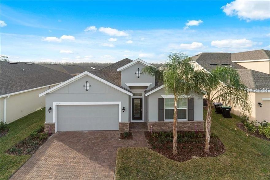 Beautifull House... Located with proximity to major highways, Medical City and less than 5 miles to Orlando Intl. Airport, this ENERGY STAR® single-story home features 4 bedrooms, 2 bathrooms, a 2-car garage The FOYER/KITCHEN/BREAKFAST/GREAT ROOM areas come with 20"x20" CERAMIC TILES in the Laundry Room and Bathrooms. THE GREAT ROOM has sliding glass doors to access a lanai. The KITCHEN has 42" cabinets, ENERGY STAR® features with R-38 insulation and a 15 SEER HVAC for lower utility bills. Community amenities include a pool, cabana, playfield, and a playground.