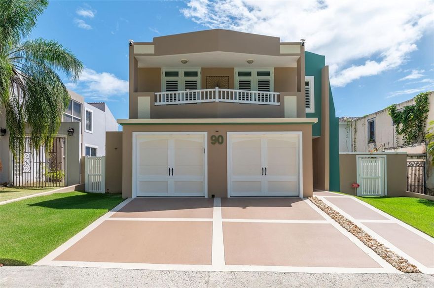 Simply SPECTACULAR. This residence has absolutely everything you are looking for for your family. Located in the Miradero residential community, just 3 minutes from the expressway and Palmas del Mar. In addition, this community offers 24/7 security and recreational amenities, including a swimming pool, gym, basketball court, tennis court, and an activity room. This residence has been fully remodeled and equipped, offering you the convenience of 1,875 sq. ft. distributed across 4 bedrooms, 2.5 bathrooms, and a concrete terrace at the rear of the property. Beautifully remodeled open-concept kitchen with quartz countertops and a strategically designed cabinet layout to maximize storage space. Spacious living, dining, and foyer areas with new, modern windows. All bathrooms have been remodeled and tastefully decorated. For your convenience, the laundry room is located on the second level. The bedrooms are generously sized, two of which feature private balconies. The large primary bedroom includes a separate vanity area and a  closet designed to optimize space and organization.The property features high ceilings, enhancing natural light and creating a sense of openness throughout the home. It is being sold partially furnished and equipped. Two-car garage with side-by-side parking, plus an additional storage closet in the garage area.
This property is equipped with a fully paid solar panel system, ready to be transferred to the new owner, with a 30-year warranty. The system includes 11 panels and 4 Emphase battery modules, with a 15-year battery warranty. Additionally, it includes a solar water heater and a 620-gallon cistern. The residence is in excellent condition and features a urethane-treated roof. This property is move-in ready, accessible, and an excellent opportunity for you and your family to enjoy. Don’t miss the chance to own this elegant and modern residence.