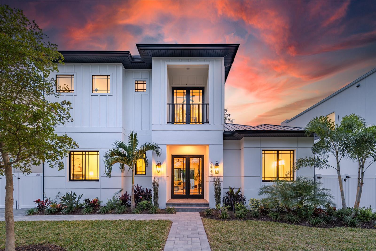 One or more photo(s) has been virtually staged. Introducing an exquisite new construction home nestled in the heart of Sarasota. Built by M&J Pham Development, this stunning residence offers an unparalleled combination of luxurious comfort and unbeatable location. As you enter this dazzling property, you will be greeted by an open and spacious floor plan that features high ceilings, natural light, and high quality finishes throughout. The home features a modern and elegant kitchen with top-of-the-line Bosch appliances, quartz countertops, and custom cabinetry. Two patios with an outdoor kitchen and additional island seamlessly blend indoor and outdoor living with meticulously planned landscaping and pool area. The master bedroom of this gorgeous home is a true sanctuary, offering a plush and peaceful retreat after a long day. It boasts an ample layout with plenty of room, and large windows to let in unrestricted natural light, providing a bright and airy feel that's perfect for relaxation. The room also features a generously sized walk-in closet with abundant space for storage and organization as well as a private terrace for you to easily enjoy the outdoor scenery. The master bathroom is equally impressive, featuring a soaking tub and a separate shower that's great for unwinding after a long day. The opulent finishes and high-end materials used throughout the space add to the lavish feel of this spectacular master suite, making it the best place to recharge and rejuvenate. As you ascend the grand staircase to the upper level of the lavish estate, you are met with a breathtaking sight of three cozy bedrooms. Each of the three bedrooms are spacious, and private, with its own bathroom. This setup is perfect for families or groups of friends looking to stay together in comfort and convenience. Situated between Siesta Key and Downtown Sarasota, you will have easy access to some of the best beaches, restaurants, and shopping. Whether you are looking for a day at the beach, a night out on the town, or a quiet evening at home, this home has everything you need. Photos are of similar finishes layout of home may vary. *finishes are subject to change due to possible supply delays of certain products. Renderings may not represent the final product. Changes may be made to physical features due to product and material availability. Changes can be made by ownership or General Contractors at any time.