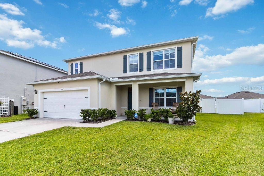 Why Wait for New Construction? This Upgraded Harmony West Home Is Move-In Ready!
Welcome to your dream home in the highly desirable, resort-style community of Harmony West! Why wait months for new construction when you can own this impeccably maintained, upgrade-packed home that’s only 4 years old?
This spacious 5-bedroom, 3.5-bathroom home offers everything your family needs and more — including a large loft area, perfect for a game room, media space, or additional lounge area. From the moment you walk in, you’ll notice the thoughtful design touches: a dedicated home office, a custom-built mudroom, and motion sensor light switches and dimmers in the bedrooms.
The open-concept kitchen is a chef’s dream, featuring a commercial-size refrigerator, elegant backsplash, and a custom pantry to keep everything organized. Love to entertain? You’ll fall in love with the huge screened-in lanai, outdoor kitchen, and fire pit — perfect for gathering with friends and family all year round.
Other upgrades include: Epoxy-coated garage floor, gutters throughout, wired for wireless cable, fenced pie-shaped backyard – spacious and private!
All of this in a vibrant golf cart-friendly community known for its top-rated schools and resort-style amenities, including: resort-style pool, fully equipped fitness center, multiple parks and playgrounds, dog parks, community fishing pier/lookout.
You’re not just buying a home — you’re investing in a lifestyle. Don’t miss your chance to own this stunning, move-in-ready home with every upgrade you’ve been dreaming of.
Call today to schedule your private showing!