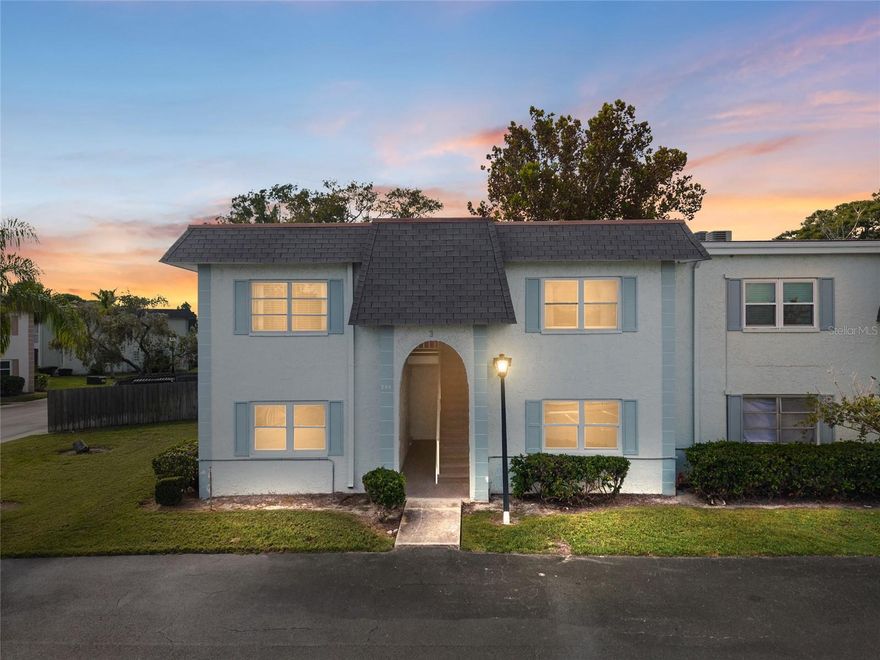 This is Florida Living at its Finest!! 1-bedroom, 1-bathroom condo located on the second floor of the desired Tradewinds Community. This unit boasts a wonderful, open floor plan filled with natural light, a large bedroom, a well-appointed bathroom, and a balcony with an attached storage room. It is perfect for full-time living, a seasonal retreat, or an investment property, thanks to its flexible 30-day rental policy. The well-maintained community also offers a pool, a clubhouse, and beautifully landscaped grounds.

The condo's location is truly exceptional, just steps from the scenic Courtney Campbell Causeway Walking & Biking Trail, offering miles of beautiful waterfront paths ideal for morning runs or evening bike rides. It's also less than two miles from downtown Safety Harbor, where you can explore local restaurants, boutiques, community events, or relax at the Safety Harbor Resort and Spa. Additionally, you're a short drive from Clearwater Beach and top-rated Gulf beaches, 12 miles from Tampa International Airport, and just 5 miles from St. Pete–Clearwater Airport. With entrances to the community from both McMullen Booth and Bayside Blvd, you'll have easy access to major highways, shopping, and entertainment destinations.

Please note that this second-floor condo sustained no hurricane or storm damage and is ready for a quick closing.