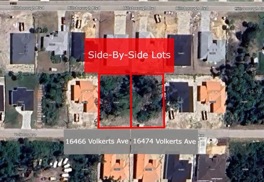 Rarely available, SIDE-BY-SIDE LOTS! (see the other listing for 16474 Volkerts Ave.) No deed restrictions and situated in an X-flood zone, this prime piece of land presents the perfect opportunity to build your dream Florida retreat. Whether you're looking to buy and build now or invest for the future, this property offers incredible potential. Conveniently located near Highway 41 (Tamiami Trail) and I-75, you're just minutes from beautiful beaches, lively tiki bars, and daily live entertainment. Enjoy world-class tarpon and redfish fishing, offshore boat racing, and spring training baseball with the Atlanta Braves and Tampa Bay Rays. Spend your days at stunning local beaches, including Port Charlotte, Boca Grande, Englewood, and Sarasota, or enjoy a day on the water fishing. Nearby international airports include Fort Myers, Sarasota, and Punta Gorda, with Allegiant Airlines offering direct flights. The area also boasts weekly outdoor concerts, vibrant tiki clubs with breathtaking sunset views, scenic parks, tennis and pickleball courts, and top-tier golf courses. Not located in a Scrubjay zone either!