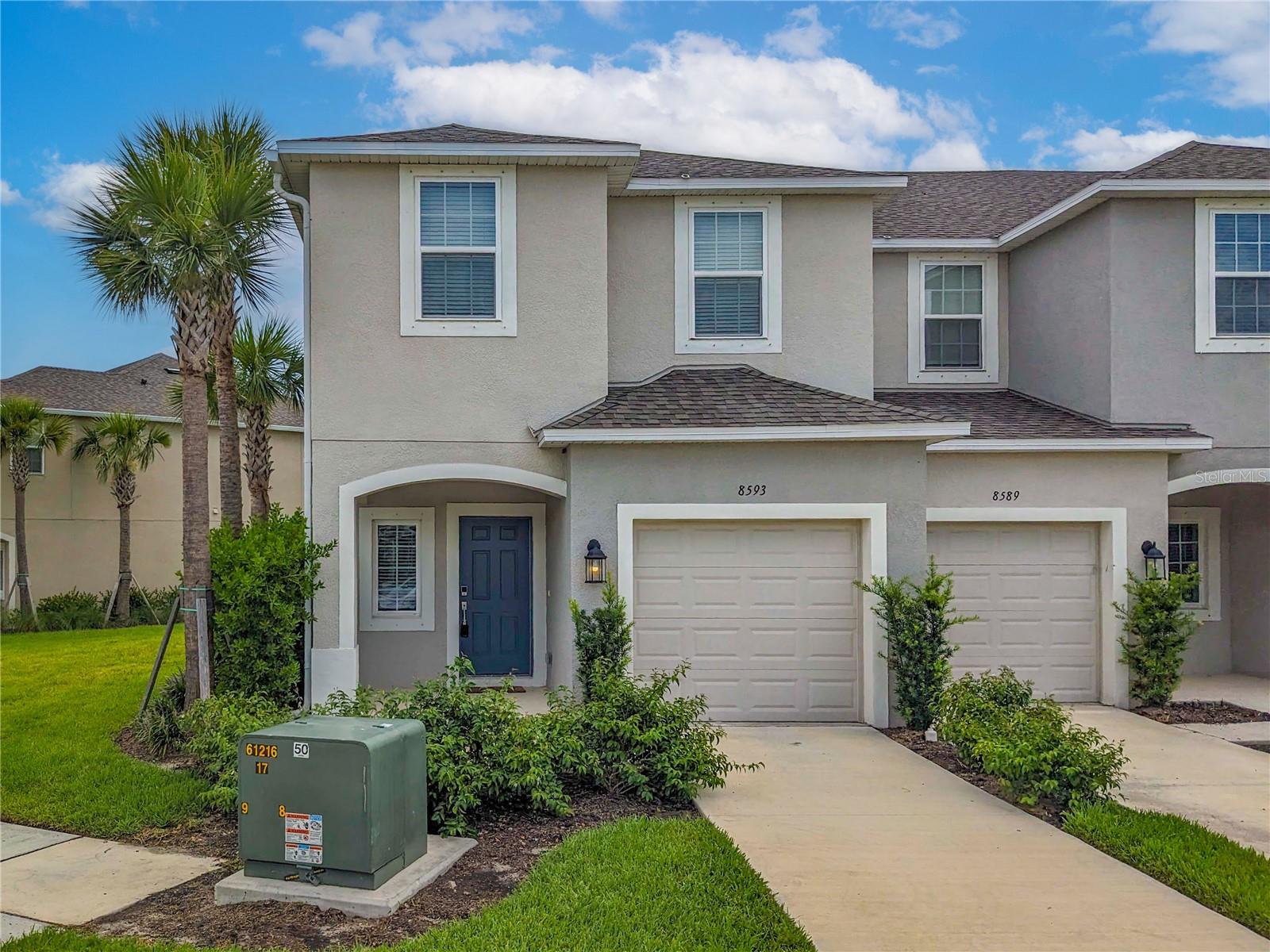 This is a 2-story 3 bedroom 2.5 bath end-unit townhome at The Townhomes at Skye Ranch. This home is available with the current furnishings or without them. At the entrance is access to the stairway and also a hall that leads to a great room with the kitchen, living room, dining area, and a guest half bath. The kitchen features granite countertops, stainless steel appliances, a breakfast bar and a spacious pantry, The open floor plan flows seamlessly into the dining area and great room with windows that allow for plenty of natural light. Just beyond the great room, step onto your private outdoor screened patio and open backyard. Upstairs, there are 3 bedrooms and a conveniently located laundry closet with a washer and dryer included. The master bedroom features a walk-in closet and an en-suite bathroom and a walk-in shower. The second floor also includes 2 spare bedrooms, and a full bathroom with a tub/shower combination. This unit also features a 1 car garage with additional guest parking nearby. Residents of The Townhomes at Skye Ranch will enjoy amenities that include two sparkling pool and cabana areas, one pool area is open now, and one is planned. Additional recreational opportunities are available on the Skye Ranch Trail system, a network of walking and biking paths meandering through the community and scenic preserve areas. Nearby Turner Park, an expansive park within the Skye Ranch master-planned community, features tennis, basketball, sand volleyball courts, baseball/softball fields, soccer fields, as well as a bark park and a tot lot/adventure park. The concession building and a community pier overlooking the lake are now completed. Skye Ranch is located at the intersection of Clark Road and Lorraine Road near top-rated Sarasota schools, Gulf Coast beaches, top medical facilities, employment, shopping, entertainment, cultural activities and I-75. Please allow up to 3 weeks after lease signing for community approval before move-in. We score every application. If an application doesn’t score high enough, the resident may be required to place the equivalent of two months’ rent in a security deposit. Please be aware that leasing this property includes a non-optional Home Assistant Services Package that will cost an additional $30 per month. These services and their cost are separate from Tenant’s monthly rent payment and all other payments described in the Lease or any separate Lease addendums. The Home Assistant Services offered are described in the Resident Welcome Packet which can be viewed here: www.sarasotamanagement.com/home-assistant/