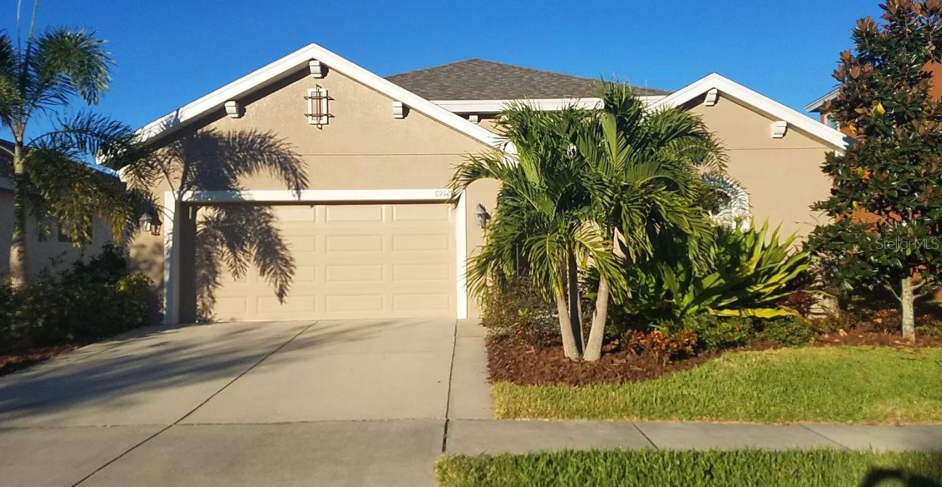 Check out this beautiful Waterset Community home for rent available September 1st. This home has 4 bedrooms, 2 baths with a screened enclosure with gorgeous pond views from the Kitchen, Living Room, and Master Bedroom. In this highly sought after Waterset community, you can relax and enjoy a resort lifestyle. This community features resort amenities including a resort style pool, splash pad, dog park, fitness center, walking trails, clubhouse, and community events. The home has a large kitchen island, under cabinet lighting, huge walk in closet in the master, and 4 foot fencing in the backyard. Located just a short walk from the Landing (cafe, community pool, and fitness center), and neighborhood trails. You and your family will enjoy all this community has to offer. Convenient to downtown Tampa & the most beautiful beaches Florida has to offer! Don't wait, this won't last long! Equal Housing Opportunity.