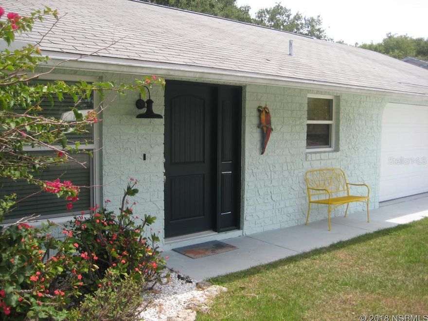 Itâs always about LOCATION , and CONDITION, and this one canât be beat. Turn-key property located in the Central Beachside area of NSB, this house is ready to go as a primary residence, second home, or long-term vacation rental. Solid and well-maintained home sits on a large lot, and this spot is only a short distance to the beach, the restaurants and boutiques on  Flagler Ave, the shopping areas and food/entertainment establishments (The Garlic, Norwoods, Beachside Tavern, etc.) of the Third Avenue business district, and the Indian River. The home was remodeled in 2015 with tile floors throughout  and a new kitchen with granite countertops, stainless steel appliances, and lots of beautiful spacious new cabinets. There is a two-car garage, a large new (2017) screened porch, and a partially-fenced, irrigated yard; the lot (75 X 125) should be large enough to expand the house and/or add a pool. âXâ flood zone so no flood insurance is required. New AC in 2017! Quick access to both the South and North Causeways. This property is a must-see for buyers looking to enjoy all of what New Smyrna Beach has to offer. Donât wait too long on this one! ;Water: City