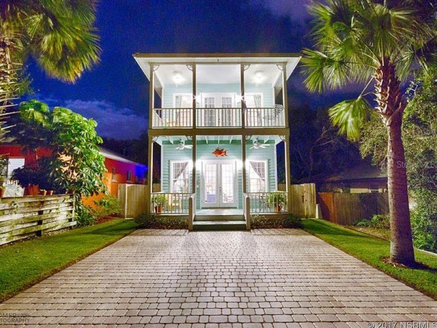 POSSIBLE OWNER FINANCING !!! FIRST TIME ON THE MARKET ! ABSOLUTELY STUNNING BEACH BUNGALOW ! PERFECT WEEKEND GETAWAY AND A GREAT RENTAL WITH HISTORY ..12' CEILINGS TILE STAINLESS ..PICTURE PERFECT HOME.HEATED  POOL WITH SPA JETS....HIGH IMPACT WINDOWS AND DOORS.ONE BLOCK TO THE BEACH AND SHORT WALK TO FLAGLER.ENJOY ROCKING CHAIRS ON THE FRONT PORCH AND LISTEN TO THE OCEANPRIVATE FENCED BACKYARDSECURITY & SURVEILLANCE SYSTEM.OWNER FINANCING AVAILABLE .. ;Water: City