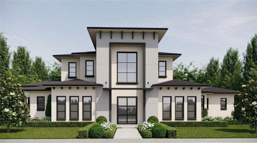 Pre-Construction. To be built. Build your dream home with premier custom home builder, FG Schaub Custom Homes on this highly desirable Winter Park homesite. Located at 1681 Blue Ridge Rd., this thoughtfully designed new construction Transitional-style residence will feature 5 bedrooms plus a dedicated office, 4 full bathrooms, 2 half bathrooms, 4,272 square feet of living space, and a 3-car garage, blending timeless architectural elements with modern sophistication.

Designed for today’s lifestyle, the open and functional floor plan features elegant architectural details, expansive living areas filled with natural light, and seamless indoor-outdoor living. The outdoor retreat will include a resort-style pool and spa along with a fully equipped summer kitchen with roll away screens, ideal for entertaining and year-round enjoyment. The proposed custom home offers high-end finishes, quality craftsmanship, energy-efficient features, and meticulous attention to detail will be evident throughout the home. 

You will have the opportunity to personalize the selections and finishes to create a truly one-of-a-kind custom residence.
Ideally located near top-rated schools, dining, shopping, and entertainment, this exceptional property offers the perfect balance of luxury and convenience in one of Central Florida’s most sought-after neighborhoods. Truly one-of-a-kind home. 

Use this plan or design your own!! Construction has not yet begun—secure now and customize your future home.