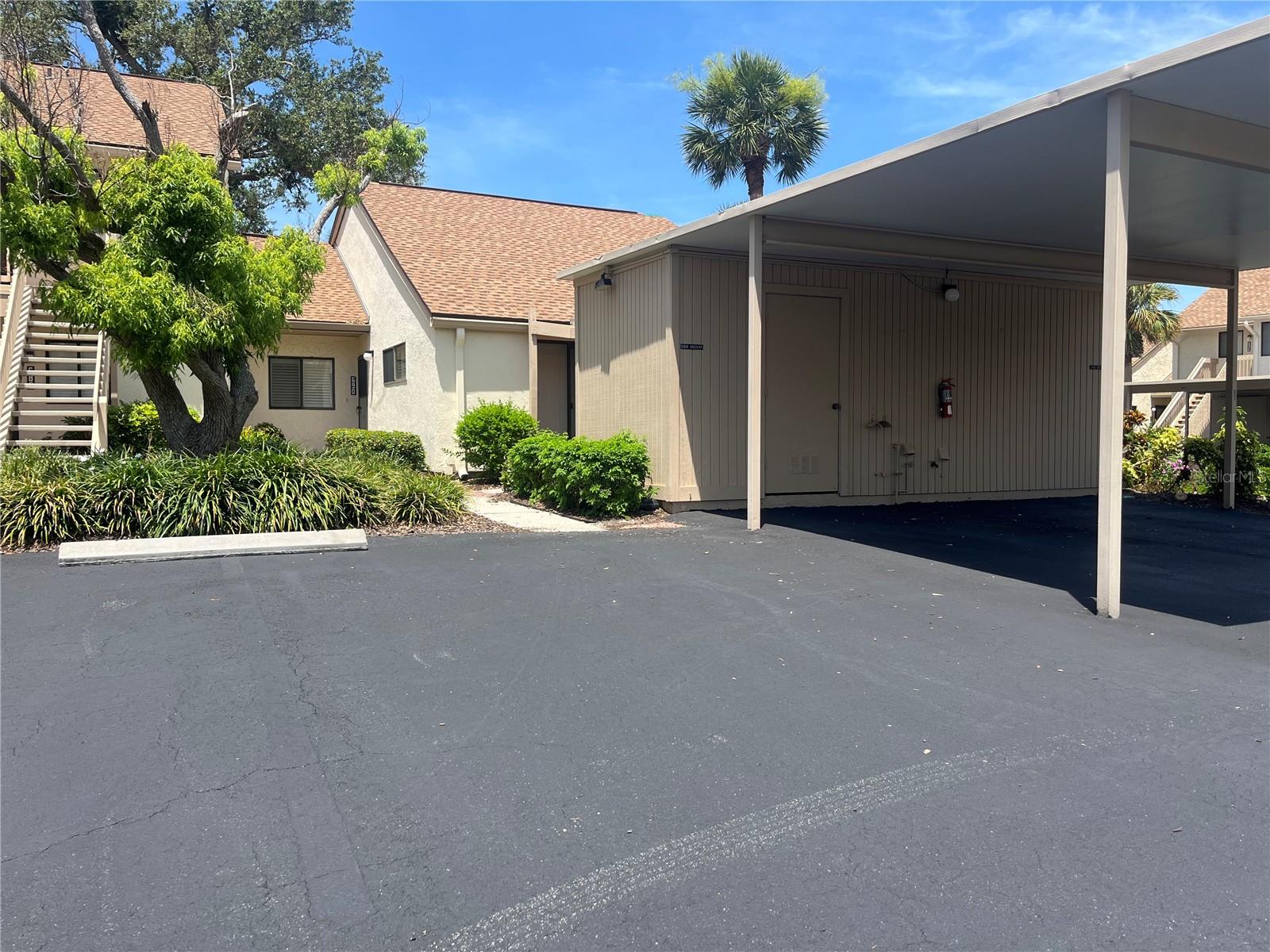 Welcome to 690 Bird Bay Circle in sunny Venice, Florida. This ground-floor condo offers 2 bedrooms, 2 full baths, and over 1,200 square feet of living space, plus a flexible den that can be used as an office, guest room, or extra lounge area. You'll appreciate the high ceilings in the living and dining rooms, which give the space an open, airy feel. One of the standout features of this home is the large, private front patio—perfect for morning coffee or relaxing in the afternoon sun. Out back, the enclosed lanai leads to another peaceful outdoor seating area, surrounded by lush landscaping. There's also a convenient laundry and storage closet by the front patio with plenty of room for bikes, beach gear, or anything else you need. As part of the Bird Bay community, you'll have access to two pools, a fitness center, tennis courts, pickleball courts, and more. All this just minutes from historic downtown Venice and beautiful Gulf beaches—an ideal seasonal getaway.