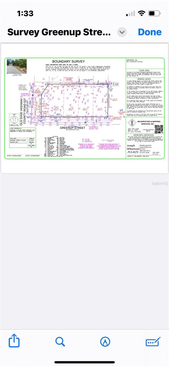 W E ALLENS ADD - Land