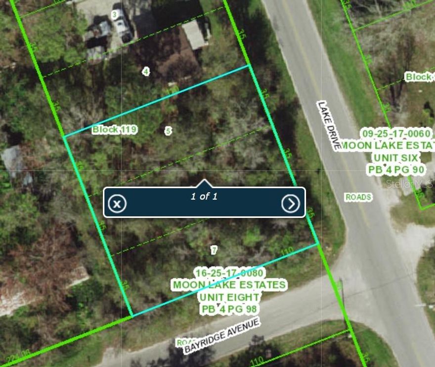 JUST LISTED!!! Come check out this 0.27 acres of Vacant Land in the desirable Moon Lake Estates in New Port Richey! Located on a corner lot, this wooded parcel is ready for you to come build you own home or set up a manufactured home. Priced to sell. Call today!