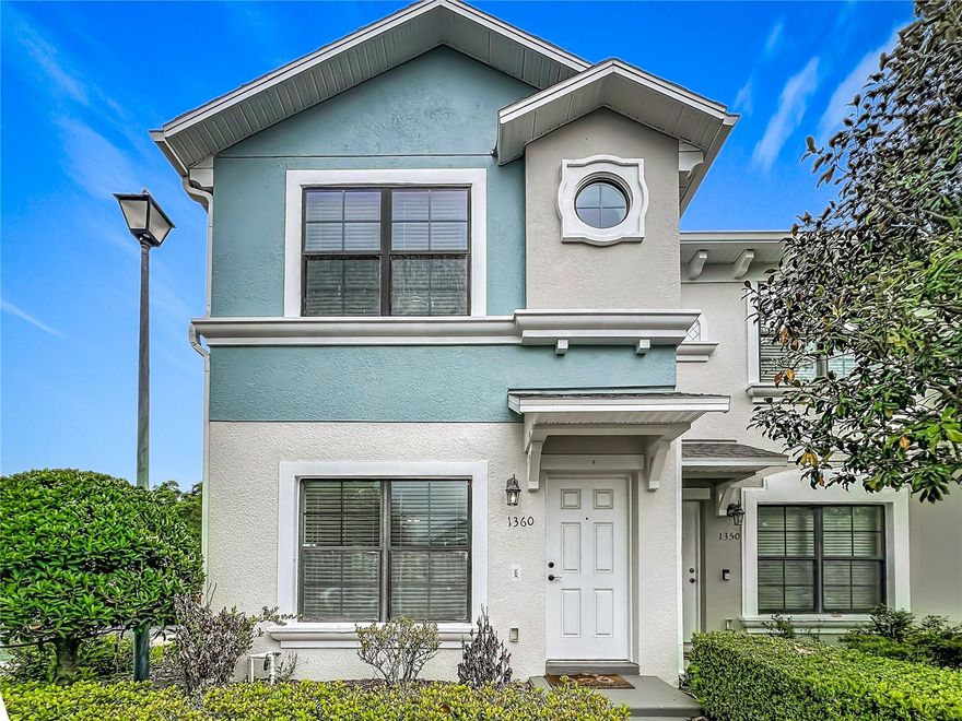 One or more photo(s) has been virtually staged. Welcome to this beautifully maintained home offering the perfect blend of comfort, style, and convenience. This stunning 3-bedroom, 2.5-bath end-unit townhome is located in the desirable gated community of Windsor Lakes, providing added privacy and natural light.
The thoughtfully designed kitchen features stainless steel appliances, rich dark cabinetry, a pantry, and a separate dining area, making it ideal for both everyday living and entertaining. The spacious living area, along with a convenient half bath on the first floor, creates a welcoming space perfect for gatherings. Enjoy a mix of ceramic tile flooring in the main living areas and cozy carpeting in the bedrooms. The primary suite offers a relaxing retreat with an en-suite bathroom and a walk-in closet. Step outside to your covered patio with peaceful grassy views, perfect for grilling or unwinding after a long day. Windsor Lakes offers fantastic community amenities including a gated entrance with video surveillance, a large community pool, playground, and clubhouse. Conveniently located just minutes from Seminole State College, shopping, dining, entertainment, and major highways, this home combines comfort with an unbeatable location.
Don’t miss your opportunity to live in this wonderful townhome and community!