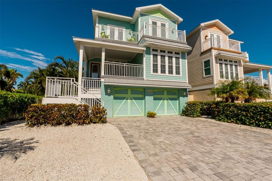 COASTAL BEAUTY IS WEST OF GULF AND A BLOCK TO THE BEACH. THIS CUSTOM HOME HAS SOLID WOOD CABINETS, SOLID GRANITE SURFACES, TILE FLOORS, S/S APPLIANCES AND COMES TURNKEY FURNISHED WITH A BEACHY DECOR. THERE ARE GULF VIEWS FROM THE FRONT PORCHES AND LIVING ROOM. OUTSIDE IS A LARGE HEATED FREE FORM POOL AND SPA, CUSTOM OUTDOOR KITCHEN, OUTDOOR SHOWER, AND OVERSIZED COVERED AREA PERFECT FOR ENTERTAINING. THIS WILL MAKE A GREAT SECOND HOME WITH A SOLID RENTAL HISTORY OF APROX $230,000.00 GROSS YEARLY