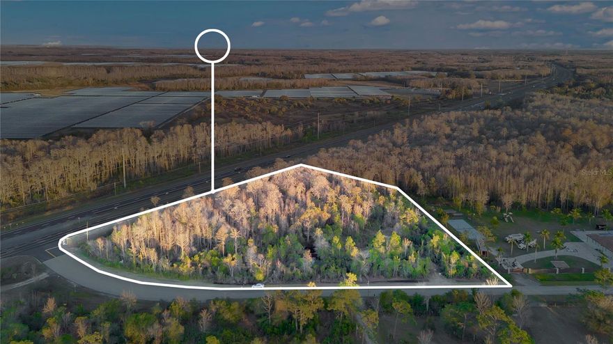 Discover the freedom and flexibility that come with owning nearly 4.75 acres of open land prominently located on the corner of Cypress Creek Ranch Road with direct frontage along US-192. This highly visible corner parcel offers exceptional accessibility and exposure, making it an excellent opportunity for a wide range of uses. With nearly five acres front-facing a major roadway, the property presents many possibilities for buyers considering a custom home, business building, or long-term investment. Its strategic location allows for convenient access while providing ample space to design and develop on your terms. Whether planning to build now or hold for the future, this expansive corner lot delivers versatility, visibility, and opportunity in a growing area of Central Florida.