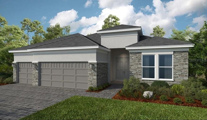 What's Special: Pond View | Close to Amenities | Close to Trails | Model Home. Model Home Leaseback - Available Now! Built by America's Most Trusted Home Builder. This model home purchase includes our Model Leaseback Program. Model leaseback terms vary by model home. Please see a Community Sales Manager for additional details. Restrictions may apply.

Welcome to the Pallazio II at 10614 Eclipse Street in Esplanade at Skye Ranch! This thoughtfully designed home welcomes you with a gracious foyer that opens into a bright and airy great room, perfect for gathering and everyday living. The heart of the home features a spacious kitchen with a large island, flowing seamlessly into both casual dining and formal dining areas for effortless entertaining. A private primary suite is tucked away for a peaceful retreat, complete with a generous bath and walk-in closet. Two additional bedroom suites offer comfort and flexibility, while a cozy study provides the perfect space for work or quiet moments. Step outside to the expansive lanai, ideal for relaxing mornings or hosting friends in a warm, inviting setting. A three-car garage and well-placed laundry room complete this beautifully balanced layout. Additional Highlights Include: Whole house impact windows, under counter beverage center, gourmet kitchen, laundry package, GE french door refrigerator, waterfall edge counter at kitchen island, 8' interior doors, covered extended lanai, outdoor kitchen with vented hood, pool and spa, 10' ceilings, study in place of flex, pendant lights at kitchen island, and upgraded quartz countertops/flooring/cabinets throughout. Photos are for representative purposes only. MLS#A4694228

Live your dream vacation every day in Esplanade at Skye Ranch! Esplanade offers a vibrant, resort-style lifestyle with endless opportunities to energize your body, mind, and spirit. From the moment you arrive, you’ll experience a world of fun and relaxation, with access to the Hub, Rendezvous Park, and Turner Park and soon, The Venue! Get ready for exciting amenities like a Bahama Bar and Grill, resort-style pool, state-of-the-art fitness center, bocce ball courts, bark park, and more. With community parks, sports fields, and a pet park, Esplanade is your personal playground. Stay active, stay relaxed, and embrace a lifestyle filled with adventure, every single day!

Model Home Prices exclude furniture, decorative accessories, and closing costs and already include any lot premium, Seller installed options and upgrades; Buyer-selected options are no longer available. For financed buyers, lender restrictions on leasebacks for certain lenders may apply. No representation of any kind is made or implied regarding the Model Home’s future value or benefits, or availability of financing for a leaseback transaction. See Model Home Purchase Agreement, Model Home Addendum, Model Home Leaseback Agreement and, if applicable Non-Realty Bill of Sale Addendum (for furniture and any other non-realty personal property sold separately in select model homes) for details. Model homes subject to prior sale.
