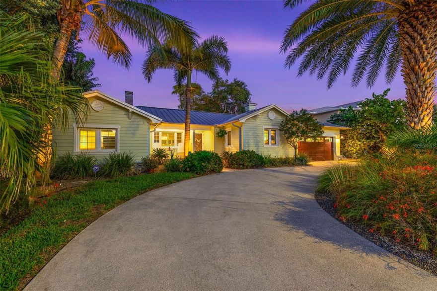 Located in the fabulous neighborhood of North Clearwater Beach, this home offers an unbeatable location with deep-water boating, and your beach access is just a short walk away. Surrounded by tropical landscaping, this charming and bright three-bedroom, two-and-a-half-bath residence provides an ideal retreat for those seeking privacy and coastal living.  Thoughtfully remodeled in 2015, impeccable craftsmanship abounds throughout this home, fusing the timeless allure of Old Florida architecture with contemporary comforts. The well-appointed kitchen boasts sleek stainless steel appliances, elegant granite countertops, a handcrafted fireclay Shaw sink, and a convenient breakfast bar for casual dining.  Unwind in the master bedroom, adorned with wood-accented raised ceilings and a beautifully remodeled master bathroom with its spacious walk-in closet, offering a perfect balance of luxury and functionality.  Step outside to a spacious patio with a swimming pool, perfect for relaxation and enjoying the outdoors. The deck features a cozy fireplace and remote-controlled screens that provide an additional sense of privacy and security. For boating enthusiasts, the dock is outfitted with a 13,000-pound lift and an additional 1,200-pound lift for personal watercraft, opening up endless opportunities for boaters.  One of the best locations on Clearwater Beach, this picturesque lot offers 80 feet of waterfront living along Mandalay Channel, where frequent visits from playful dolphins create a magical waterfront living experience. Centrally located between the Carlouel Yacht Club and the vibrant activities of pier 60, this home offers an idyllic blend of comfort, sophistication, and natural beauty.  The fine details of this property are too many to list, so please contact me for a complete feature sheet.