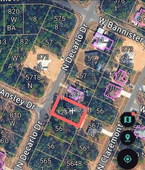 5709 N DECARLO DRIVE CITRUS SPRINGS FL 34434