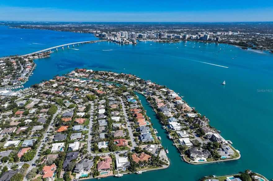 Welcome to your future oasis on the prestigious Bird Key! This charming Key West-style house sits on one of the largest lots on the island, offering ample space to craft your private sanctuary with a unique blend of original 1985 features and modern updates, exuding a vibrant personality that's both timeless and contemporary. The 3,336-square-foot residence boasts four bedrooms and three-and-a-half baths, presenting a perfect size for comfortable living while remaining effortlessly manageable. As you approach the property, please note its lovely façade—a pristine pale green and white exterior with a metal roof framed by towering palm trees. The well-manicured lawns and lush landscaping create a private tropical haven, indicative of the island's luxurious and tranquil lifestyle. With stately columns and expansive balconies, the architectural design promises a classic sophistication. The interior is awash with natural light, high ceilings, and refined finishes. The lush landscaping surrounding the circular driveway creates a comforting sense of privacy. The renovated kitchen blends original features with modern amenities, including stainless steel appliances, stone counters, and solid wood cabinets. The oversized primary bedroom boasts an ensuite bath and two large walk-in closets. Step onto the covered lanai flooded with light. Beyond the screened pool lies a rare find on Bird Key—a lush green lawn with tropical fruit trees. The generous lot allows for a yard wrapping around the side and back of the home, offering a buffer from neighboring homes. Residents can enjoy boating, tennis, waterfront dining, golf, and a diverse social calendar, including food and wine events, athletics, social gatherings, intellectual series, and holiday celebrations at the Bird Key Yacht Club. The island lies perfectly positioned between the cultural offerings of Downtown Sarasota and the shopping and dining delights of St. Armands Circle. Just a short distance away awaits the ever-popular Lido Beach, completing the picture of a life well-lived. This treasured property offers a serene retreat and a connection to the bustling outside world for discerning residents who appreciate Florida living at its finest.