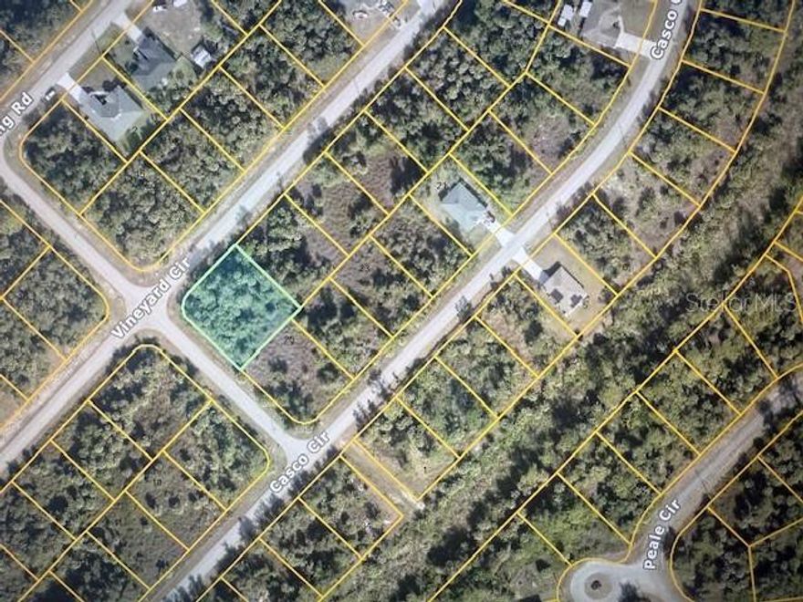 Nice 1/3 acre corner lot in Sarasota county.  Floodzone X. Buy now and build later.  Located in North Port in area of newer homes.  Zoned AC-10