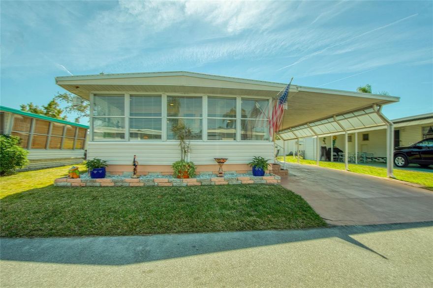 Check out this beautiful two bedroom, two bath home. With (traditional central heat and air conditioning), this home is move in ready.  Plan a visit to Bay Aristocrat Village just to check out this waterfront community and the warm beautiful Florida waterfront lifestyle! Low monthly maintenance fee of only $360 includes lawn, trash, water and sewer. Located in beautiful Bay Aristocrat Village, one of Pinellas County's premier waterfront manufactured home communities, where you are a property owner, not a renter. This is an age 55 and over retirement community with many features such as a heated pool, Jacuzzi, shuffleboard courts, and clubhouse with varied scheduled activities and two fishing piers right on Tampa Bay. Bay Aristocrat Village is conveniently located just minutes from world famous Clearwater Beach, several high end shopping malls, restaurants, major hospitals and two international airports. Contact the community office regarding ESA pets.