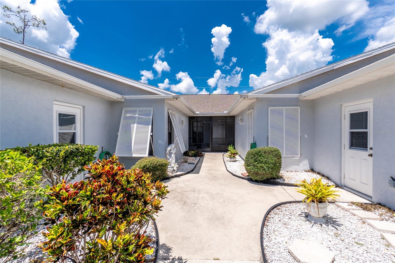 Nestled privately in the sought-after community of Deep Creek, this charming 1289 Sq ft villa offers an effortless blend of coziness and convenience. The property, located at 26186 Northern Cross Rd, exudes inherent tranquility, while being a just 15-minute ride away from the active downtown Punta Gorda. Featuring 2 well-sized bedrooms and 2 spacious bathrooms, the property is perfectly designed to cater to small families, couples, or savvy investors looking for optimal rental potential. The villa also comes with a one-car attached garage that offers additional storage space for a well-organized lifestyle. The pet-friendly villa showcases a carefully maintained green backyard that adds a refreshing touch of nature to your everyday living. This home grants you peace of mind with hurricane protection and a desirable location outside flood zones. Strategically positioned in close proximity to I-75, the villa provides effortless commuting options, both North and South. It's only a stone's throw from the Deep Creek Golf Course for lovers of the green and gives easy access to local boat ramps that open up the way to the serene Peace River and picturesque Charlotte Harbor. Punta Gorda is known for its warm climate, and the well-loved community of Deep Creek enhances this charm with its family-centric atmosphere, while Charlotte Harbor offers stellar waterfront vistas and world-class fishing opportunities. All of these conveniences, coupled with a low HOA of $400/month, make this villa an irresistible home-buying prospect.
Experience the perfect blend of peace, privacy, and prime location. Don’t miss this unique opportunity to own your dream villa at a great price. Contact us today to schedule a private showing, or for more information. All dimensions and specifications are deemed to be accurate and should be confirmed to the buyer or buyer's agent's satisfaction
