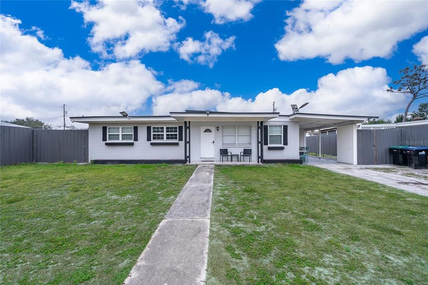 Well-maintained 4BR/2BA home in the sought-after Azalea Park community. Features a versatile bedroom with private entrance that functions as an independent studio with kitchenette, full bath, and screened porch—ideal for guests, in-laws, or rental potential. Tile flooring throughout. Kitchen includes granite countertops, modern cabinetry, and stainless-steel appliances (all included). Spacious living room opens to dinette area. Large fenced backyard with room for entertaining or a future pool. Washer and dryer included; furniture negotiable.
Conveniently located 10 minutes to Downtown Orlando, 20 minutes to major theme parks, and minutes from highways and shopping.
Recent updates: Roof (2015), Plumbing (2018), A/C (2020), Water Heater (2025).