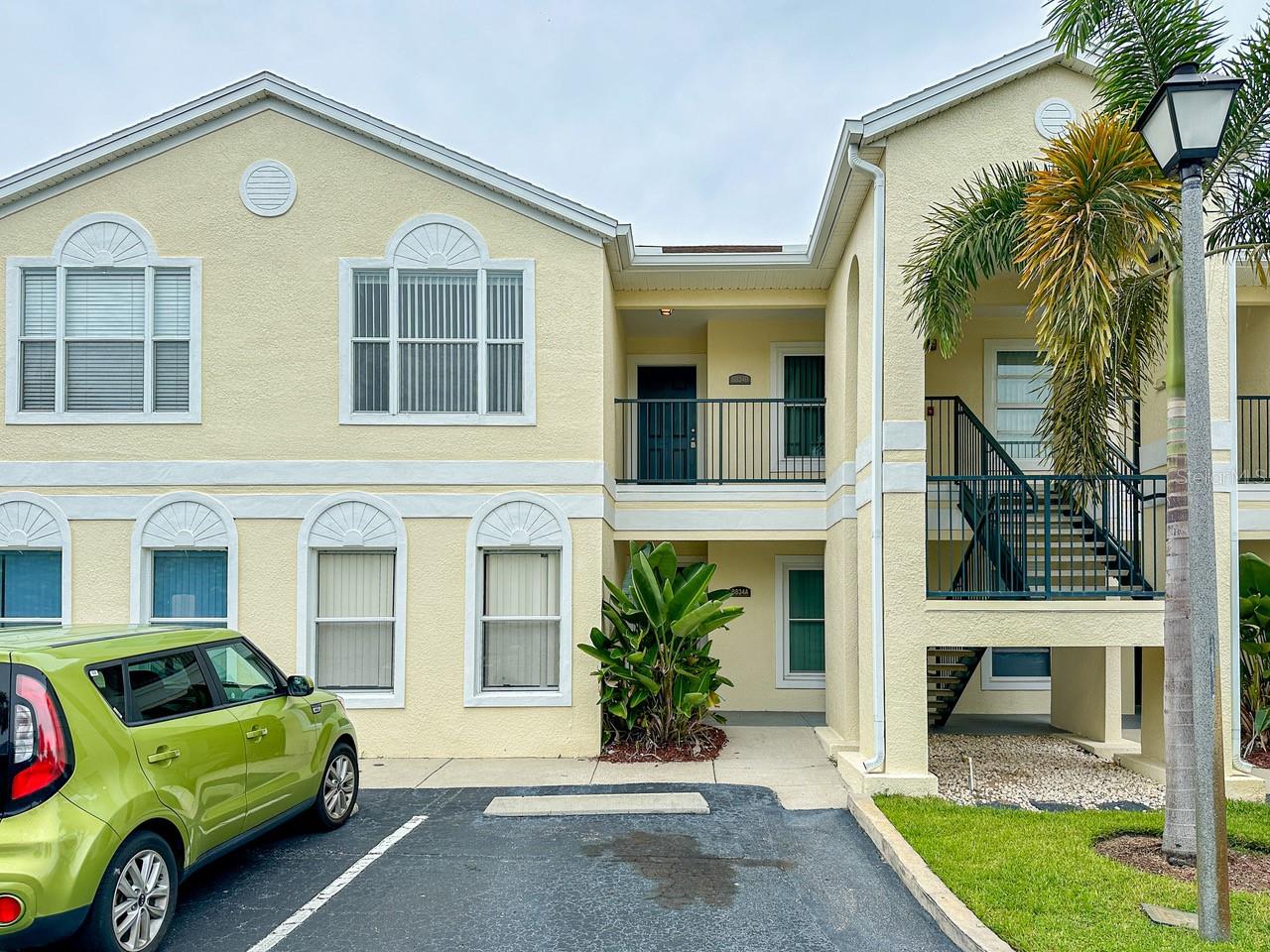 Fantastic opportunity to rent this spacious and newly updated 2nd-floor condo in the popular Grand Palms community. Spacious 3 Bed, 2 Bath Condo with all new Vinyl Plank Flooring Just Installed September, Fully Re-painted, new baseboards, trim, hardware, light fixtures, smoke detectors etc. Just minutes to Disney, shopping, restaurants, golf, and all that Central Florida has to offer makes Grand Palms the perfect location. The property features an open concept floor plan with a large combination living room/dining room that's perfect for entertaining and family gatherings. The unit has vaulted ceilings throughout that add to the roomy and open feel. The private screened-in porch is located off the living room and has plenty of shade overlooking a very quiet spot in the community - enjoy relaxing in this peaceful retreat with a cup of morning coffee or a cold drink in the afternoon. The large kitchen has plenty of cabinet and counter space and room for an eat in area and has the washer and dryer conveniently located there as well. The Large Master Bedroom is large enough to fit a king-sized bed with plenty of extra space and ample closet space. Both bathrooms have shower and tub combinations. Newer AC system and Hot Water Heater. The community features wonderful amenities including a community pool, tennis courts, a gazebo, and picnic areas with BBQ grills. Available for immediate Move In - Sorry but No pets, no smoking please.
