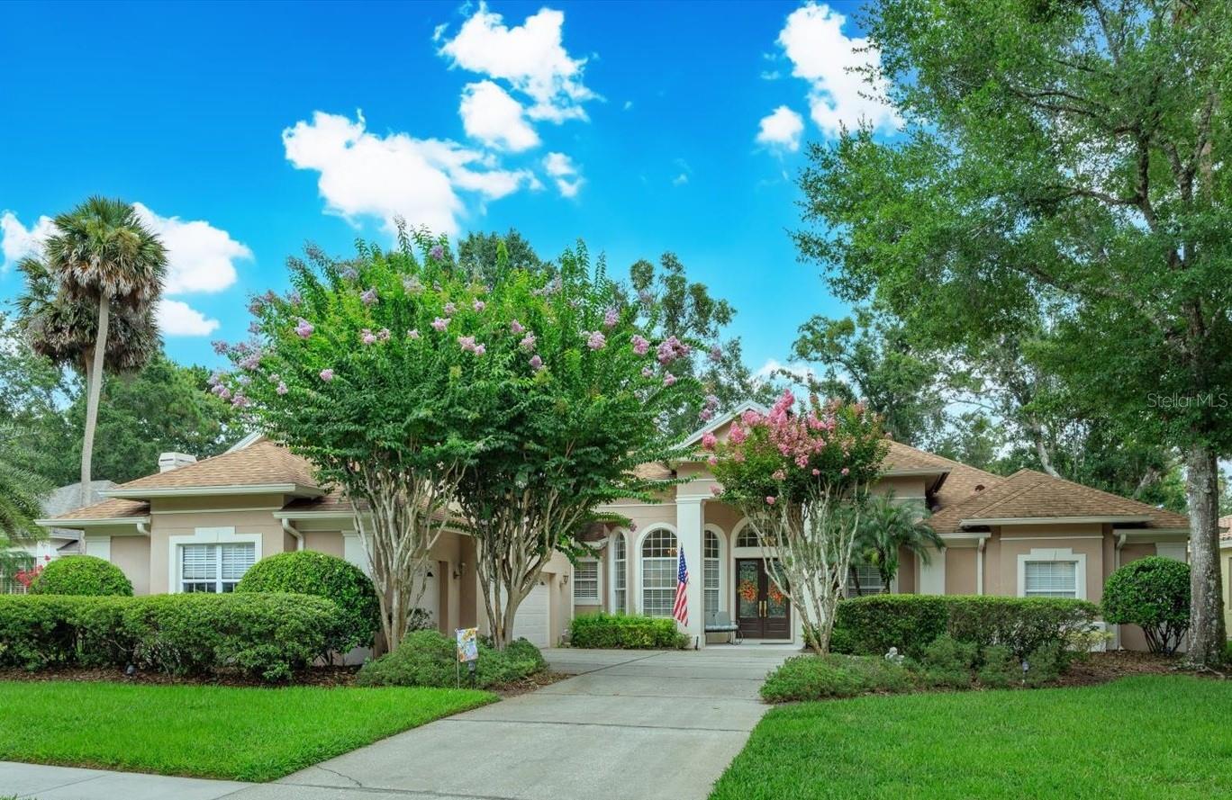 Custom pool home with 4 bedrooms, 3.5 bathrooms, office and pool in Lake Forest! Welcome to one of the most sought after gated communities in Seminole County with resort style amenities included in the HOA fees. Roof 2021, AC’s 2024 and 2017. High ceilings allow for abundant natural light and quiet cul-de-sac location is very peaceful. Kitchen includes newer oversized fridge, built-in appliances and center island. 4th bedroom is upstairs with an ensuite bathroom, making it a great guest quarters or bonus space, Bedrooms 2 and 3 are good sized and located on the first level with a Jack/Jill bath between. The primary bedroom is large enough to accommodate an additional office area or sitting area. Primary bathroom has two walk-in closets, jetted tub, tall vanities and private water closet. Lake Forest offers a 24-hr guard gated entry with resort-style amenities: 10,000 sq ft clubhouse w/ newly remodeled fitness center, Jr. Olympic-sized swimming pool, heated spa, kiddie pool, playground, 55-acre private spring-fed lake, fishing pier, new lighted tennis and pickleball courts & a sports court. The community has been designated as a National Wildlife Habitat and has a newly added butterfly/pollinator garden. Lake Forest is zoned for Seminole County schools and is close to beaches, attractions and all that Central Florida has to offer! Easy access to I-4, 417 and 429.