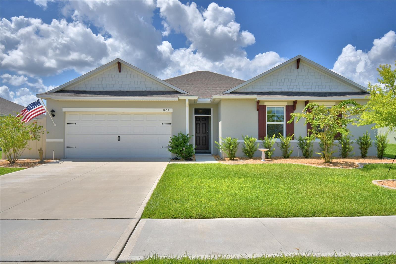 Awesome 4-Bedroom Home with Great Outdoor Space!
Check out this lovely 4/2 home located in a community with a community pool. The backyard is a highlight with a huge 35x18 paver area, perfect for hanging out, grilling, or just relaxing. There’s a swim spa for fun and exercise, and the yard is fully fenced — great for privacy and pets. Recent updates include fresh landscaping, new gutters, and a water softener for that extra touch of comfort. Security features a Smart Home.
Inside, you'll love the new luxury vinyl flooring throughout — super durable and looks great. The front screened entry is perfect for enjoying the breeze, and the garage has a hanging storage rack to keep things organized. The appliances all stay including washer and dryer, so it’s move-in ready.
With a spacious 2-car garage and all these upgrades, this home is ready for you to settle in and enjoy. Don’t miss it!