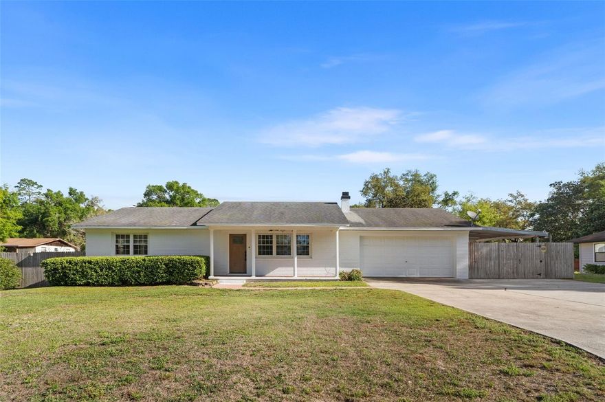 Welcome to 25618 SW 19th Avenue located in the desirable Countryway community of Newberry—where comfort, flexibility, and standout upgrades come together in this move-in ready home. From the moment you arrive, you’ll notice the fresh exterior paint and inviting curb appeal, highlighted by a new front door complete with a Schlage smart lock. Inside, new interior paint and brand-new luxury vinyl plank flooring flows seamlessly throughout the home creating a clean, modern feel. The heart of the home is the living room, featuring a gorgeous floor-to-ceiling brick wood-burning fireplace, complemented by a handcrafted wooden mantel and stone hearth. Updated fixtures and remote-controlled fan/light combos add both style and convenience throughout the home. Just beyond the new French doors is an enclosed sunroom that has a window a/c unit and provides a flexible living space.
Step outside to discover what truly sets this property apart. The fully fenced backyard (6-foot privacy fence) offers plenty of space to spread out and enjoy. Relax year-round in your Michael Phelps Signature Swim Spa, gather around the fire pit under the stars, or take advantage of the fully insulated shed with window a/c—perfect for a workshop, home gym, or creative studio. Garden enthusiasts will love the six irrigated garden beds ready for homegrown produce.
In addition to the attached garage, the property also has a covered carport—giving you options for boat, trailer, or recreational vehicle parking. With no HOA, you’ll have the freedom to truly make this property your own. Other notable updates to the property include HVAC system (2023), water heater (2025), and a newer stacked washer and dryer (2023).
Conveniently located just minutes from Newberry’s public schools, shopping, dining, and the new Publix, this home also offers an easy commute to Gainesville—giving you the ideal balance of small-town charm and city accessibility.
Whether you're looking to relax, entertain, or bring all your toys, this property checks all the boxes. Schedule your private showing today!