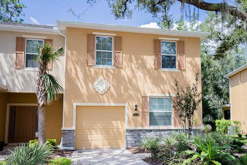 This charming 3-bedroom, 2.5-bath townhome offers comfort, space, and stylish upgrades throughout. The open-concept first floor features beautiful tile flooring, a spacious living area, and sliding glass doors leading to a screened lanai with peaceful wooded views — perfect for relaxing or entertaining.
The kitchen overlooks the main living space and includes granite countertops, rich espresso cabinetry, and a full suite of stainless steel appliances. A convenient half bath and in-unit washer and dryer complete the first floor.
Upstairs, all three bedrooms feature plush carpeting and ceiling fans. The primary suite offers a private retreat with a large walk-in closet, dual-sink vanity, and a tiled walk-in shower. The two secondary bedrooms are located near the second full bath — an ideal layout for families or guests.
All lawn care is managed by the HOA, making for maintenance-free living. Sewer and trash removal are all included in the rent.
NOTE: An additional $59/mo. Resident Benefits Package is required and includes a host of time and money-saving perks, including monthly air filter delivery, concierge utility setup, on-time rent rewards, $1M identity fraud protection, credit building, online maintenance and rent payment portal, one lockout service, and one late-rent pass. Renters' Liability Insurance Required. Call to learn more about our Resident Benefits Package.
Move-in ready and full of natural light, this townhome blends comfort and style in a peaceful setting. This home won’t last long! Schedule a showing today!