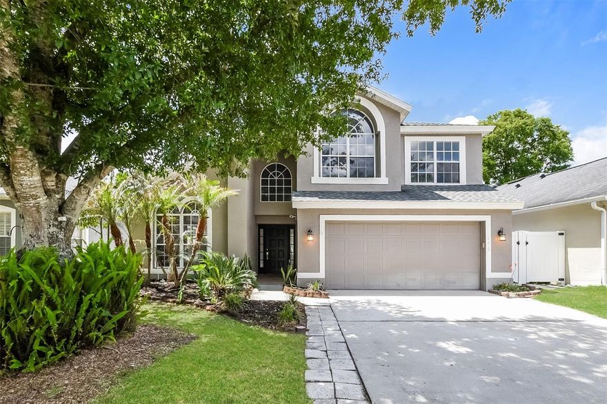 Beautifully refreshed and designed for both comfort and entertaining, this 4-bedroom, 2.5-bath home offers a spacious layout paired with inviting indoor and outdoor living. Fresh interior paint, new LVP flooring, and updated light fixtures create a bright, modern feel throughout, enhanced by abundant natural light and well-defined living spaces. The open-concept kitchen and living areas provide excellent flow for everyday living and gatherings. A new water heater adds efficiency and peace of mind. Step outside to a private backyard retreat featuring a resurfaced pool and spa, all enclosed within a newly updated screen surround—perfect for year-round enjoyment with added comfort and privacy. With its thoughtful updates, functional layout, and standout outdoor space, this home delivers exceptional lifestyle appeal.