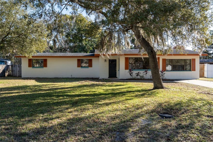 Welcome home to this charming, move-in-ready gem in Ormond’s highly sought-after school district, where lifestyle meets location and relaxing...mandatory!
Let’s start with the location flex: you’re within walking distance of Central Park, which features a beautiful series of lakes, a dock, boat and kayak launches, and peaceful walking trails. Add in proximity to the Intracoastal, beaches, restaurants, and grocery stores, and suddenly your weekends just opened up.
Now for the good stuff—this home has solid block construction and great bones (the kind inspectors love), plus major upgrades already handled:
2019 roof
Brand new 2025 AC
Water heater 2024
Fresh interior and exterior paint
New carpet in all bedrooms
New ceiling fans throughout
The primary bathroom has been completely updated with a new tub/shower combo featuring tiled walls, a new vanity, sink, toilet, and a stylish barn door—because even bathrooms deserve personality. The guest bath includes a tub/shower combo and has been freshly glazed, with a new toilet and vanity.
Natural light? Oh yes. Extra-large double-pane windows flood the home with sunshine, making every room feel open, bright, and happy (sunglasses optional). The kitchen offers a closet pantry and opens nicely to the living space, while sliders lead to a screened patio—freshly rescreened and ready for morning coffee or evening unwinding.
Outside, the welcoming curb appeal shines with mature oak trees and an island-vibe exterior that says “vacation mode” without ever leaving home. There’s ample parking for a boat, RV, or trailer, so bring your toys—this house can handle them.
A separate laundry room with cabinets keeps things practical, while the layout is ideal for first-time homebuyers or empty nesters ready to downsize without sacrificing comfort or location.
Best of all? This home is priced to sell, so don’t blink—or someone else will be parking their boat here instead of you.
Come see it, fall in love, and start living where others vacation. 
Schedule your viewing and experience this wonderfully updated property in person! Please note that information and measurements are intended to be accurate, but are not guaranteed. Buyers and their agents should verify all property details, including zoning, schools, HOA rules, pet policies, and other potential uses.
