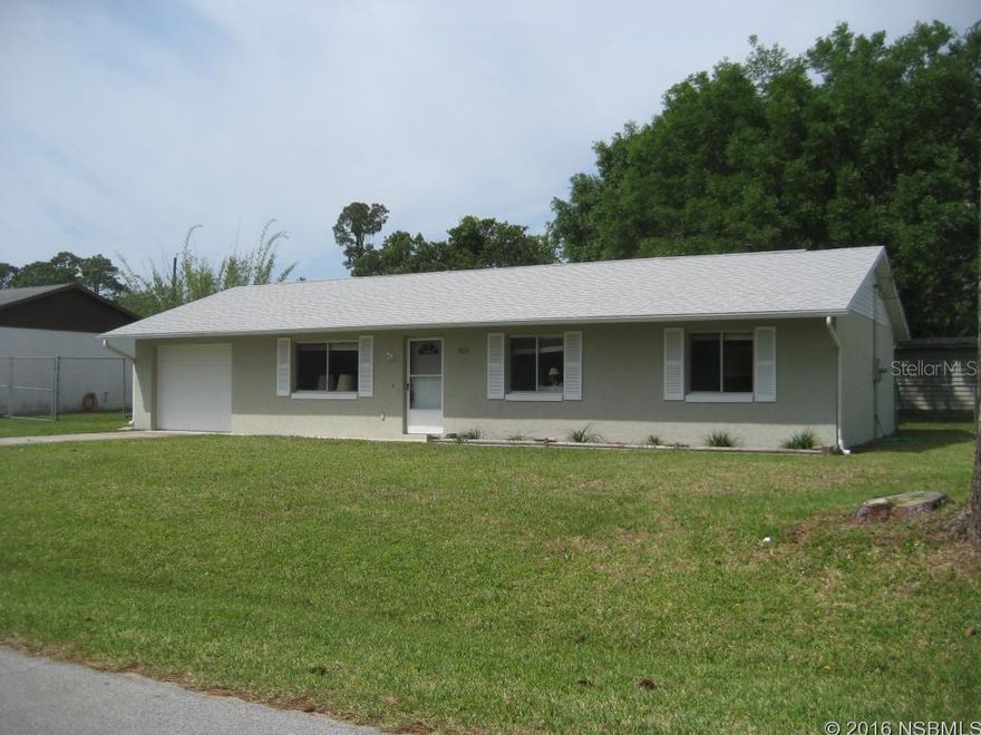 Under contract taking backups. WOW. This is a great home at a fantastic price! Completely remodeled in the last few years. Just some of the items completed: Kitchen with wood cabinets, corian counters and appliances; baths have replaced the vanities, tub, and shower tile; All flooring throughout; garage door and opener; light fixtures and ceiling fans; exterior and interior doors. Freshly painted. Roof 2013. Inside utility room. 12x8 shed for all your toys. Move in ready!! Wont last; take a look today. ;Water: City