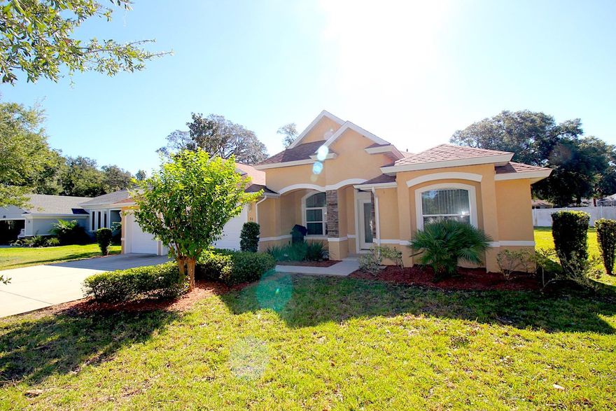 Gorgeous 4 Bedroom 2.5 Bathroom Plus outside bath! 3 Car Garage Home for rent in the highly sought after F Section of Palm Coast. This rental features volume ceilings in the main areas, carpet and tile flooring, lots of windows for brightness, spacious split bedroom design, and formal dining, living, and breakfast areas. The kitchen sports granite countertops and updated stainless appliances. Primary bedroom is roomy and accented by a tray ceiling. The primary bathroom features ample closet space, with two walk in closets, double vanities, tub and walk in shower, and offers a jack and Jill style connection to the front guest bedroom, which can be closed off and kept as the 4th bedroom or turned into an office part of the primary bedroom. The in house laundry room connects to a spacious 3 car garage. Enjoy relaxing in the huge screened lanai overlooking your own back yard. Excellent location situates this rental close to shopping, entertainment, restaurants, financial institutions, schools, social clubs, parks, and everything Palm Coast offers. Easy access to main roadways offers an easy drive to the local beaches and access to the I95 provides a speedy commute to both Jacksonville and Daytona Beach. **available 1/12/2024**