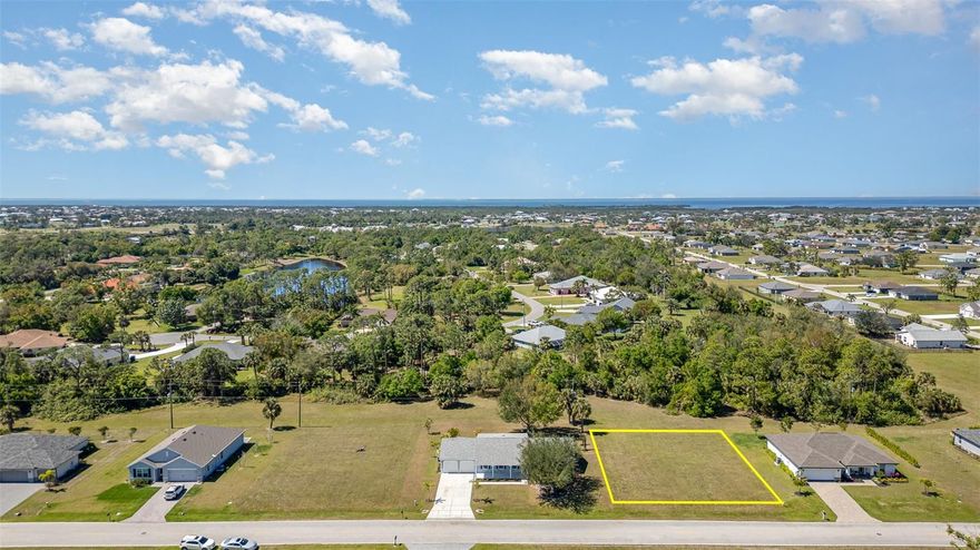 Standard size lot located in Burnt Store Village. LOW HOA FEES! This lot is perfect for building your DREAM HOME! Need a builder? Let us introduce you to reputable local builders. Burnt Store Village is a Deed Restricted Community featuring a walking path around a lake, picnic tables, and a playground. You will love the convenience to Burnt Store Marina, the largest deep water marina in SW FL featuring wet slips, dry dock storage, a boat ramp, and Burnt Store Marina Golf and Activity Club. Close to US 41 for a short car ride to Downtown Punta Gorda for local shopping, fine & casual dining, and LIVE entertainment!