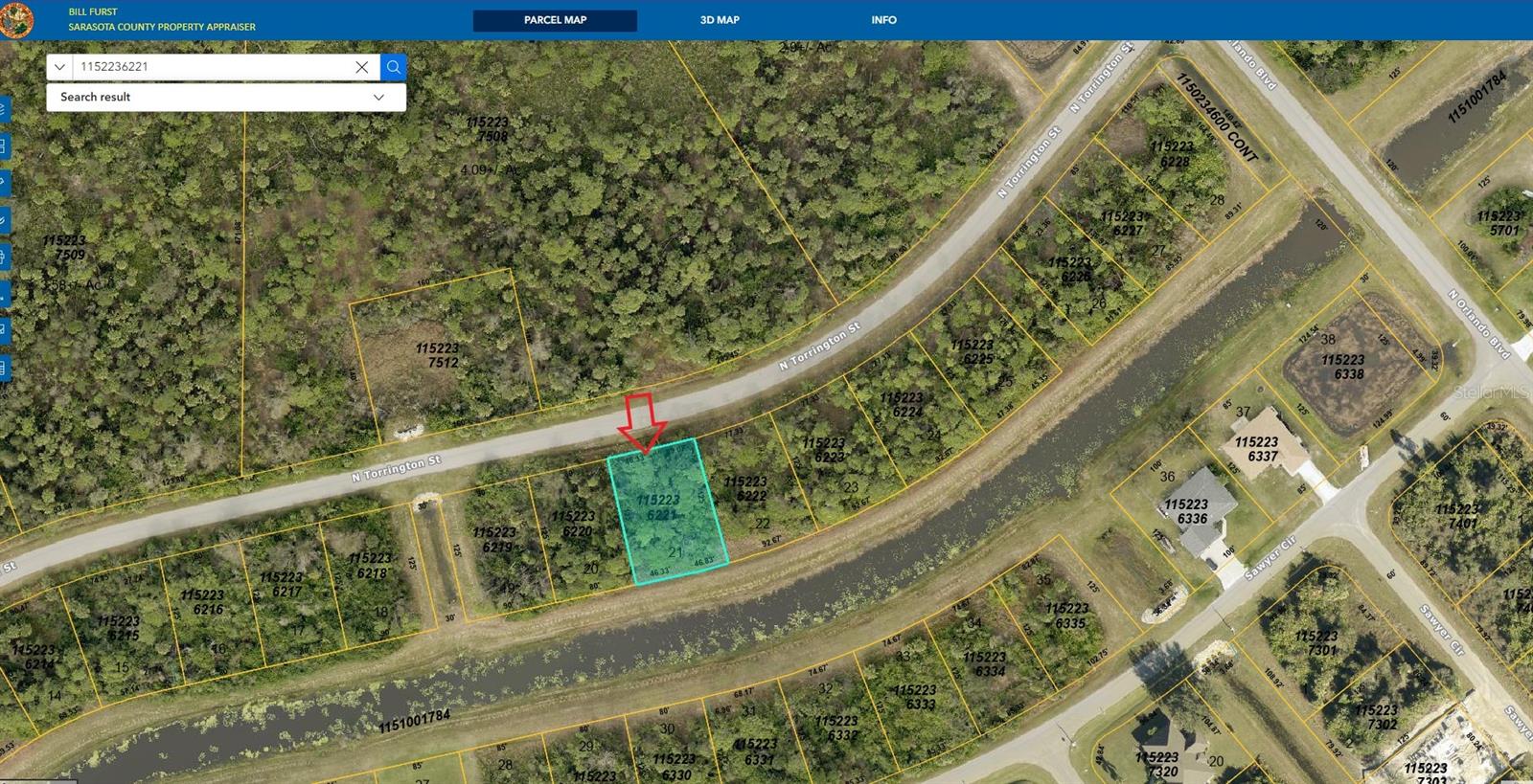 North Port Multi-family zoned (RTF-Residential two family-think duplex) vacant lot. Sarasota county shows the lot to be 80x125, 10,730 sq ft. on a freshwater canal. Buy and hold or build a home or investment property. Centrally located to shopping, beaches, restaurants approximately 1/2 mile off Veteran's Blvd, 15 min to the Tampa Bay Rays Spring training, 45 min to Englewood beach, 45 min to Atlanta Braves Spring training, 6 minutes to Peachland Promenade. This area is continuously on the "Best" lists. The emphasis is being outside, being active with fishing, boating, kayaking, live music. Create your dream right here!!