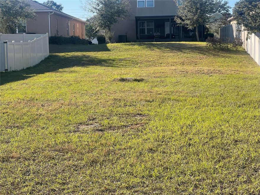 Excellent opportunity to build a custom home in this neighborhood.  There is no time frame to build and you can choose your own builder.