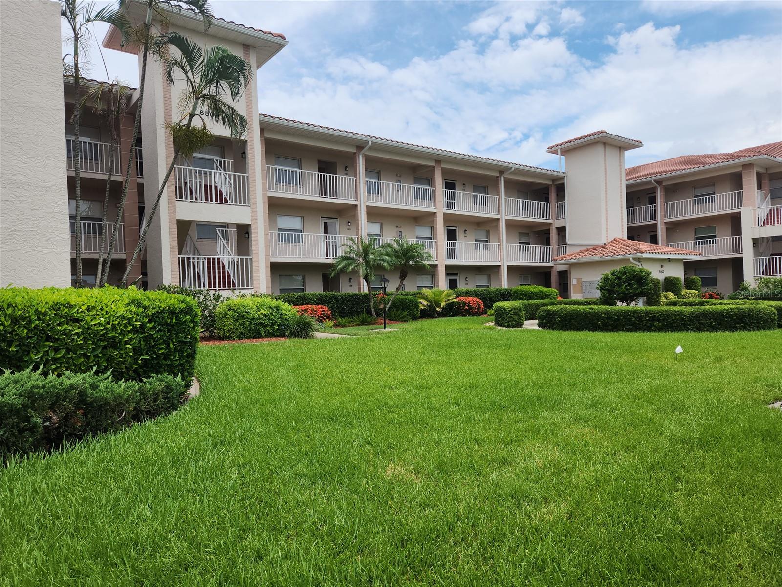 Absolutely Stunning Ground Floor Condo in highly sought after Terraces at Tara. Fantastic view of the Tara Golf and County Club. Being offered Turnkey Furnished with Brand New Furniture. Decorated with a Florida Flair. Ready for immediate occupancy. Open floor plan with tile in all the main living areas. Updated kitchen and baths with granite countertops, new cabinetry and newer appliances. This unit has a Class A golf membership to the Tara Golf and County Club. Amenities include: Golf, Tennis, Pickleball, Fitness, Pool/Spa, Restaurant, Club Bar and planned social activities. Available off season July-Dec $2200 per month. Already leased for seasonal months of Jan-March 2026.