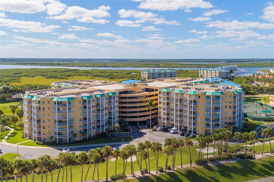 An unmatched condo lifestyle awaits, boasting beach, boating, golf, and did we mention penthouse views? Hurry to see this spacious and meticulously-maintained sky home providing stunning southern exposures from sunrise to sunset. Gated and private, Links North at Harbour Village features the rare and convenient drive-to-your-floor building design. Two balconies and an abundance of windows allow for natural light and outdoor relaxation to be a focal point of your lifestyle here. Inside you will find wood-look porcelain tile flooring throughout the residence,with updated light fixtures and ceiling fans, and custom window treatments. The open kitchen will delight the chef of the family with gorgeous quartz counters, stainless steel appliances, ample cabinetry, a handsome tile backsplash, ocean views and even balcony access. The oversized primary suite provides ocean scenes from bed, private balcony access and a primary bathroom equipped with a walk-in shower, a bathtub, and a dual sink vanity. At Harbour Village, residents enjoy a laid-back lifestyle bolstered by a nine hole par-3 golf course, tennis courts, indoor and outdoor pools, a sauna, a fitness facility, an oceanfront clubhouse, a restaurant, and a 142-slip deep-water marina. Harbour Village is very pet-friendly as well so bring your large pups! Come view this rare offering and have a place to enjoy for many years to come.