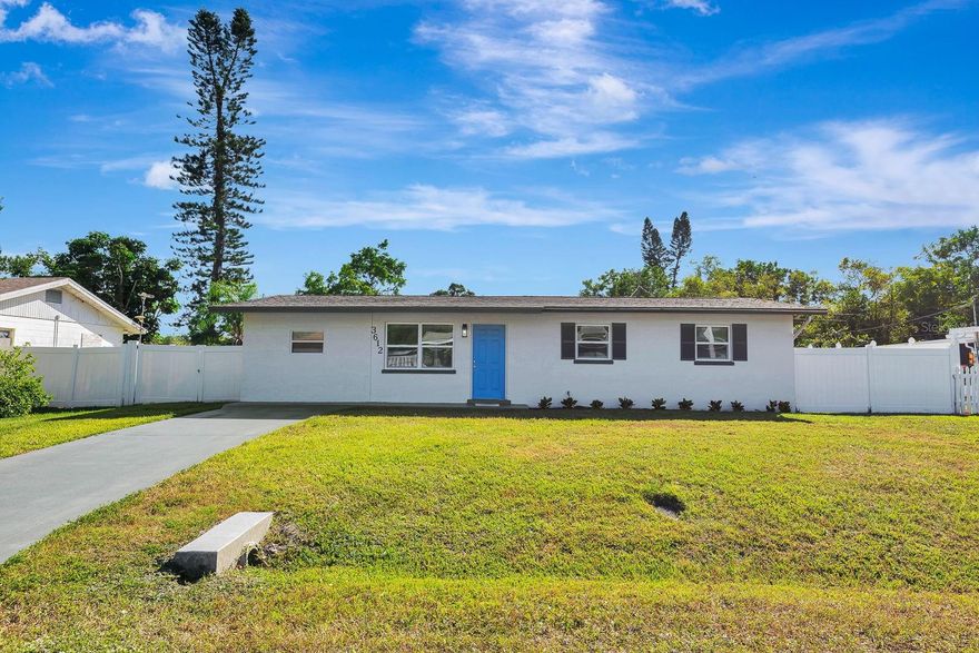 LOCATION, LOCATION, LOCATION! THIS TRUE 4 BEDROOOM 2 BATH BLOCK HOME CHECKS ALL THE BOXES. OPEN FLOORPLAN WITH NEWER KITCHEN, BATHS, FLOORING AND MUCH MORE. THE PROPERTY HAS SOLID WOD CABINETS AND GRANITE COUNTERS WITH STANLESS STEEL APPLIANCES. THE HOME HAS A HUGE FENCED BACK YARD WITH NO DEED RESTRICTIONS AND NO HOA. HOME HAS HUGE SCREENED LANAI PLENTY OD SPACE FOR THE FAMILY. CENTRALLY LOCATED IN THE HEART OF BRADENTON CLOSE TO GREAT SCHOOLS, SHOPPPNG, DINING, BEACHES, TENNIS COURTS ETC ETC. THIS PROPERY HAS IT ALL AND IS READY FOR YOUR BUYER SO HURRY!