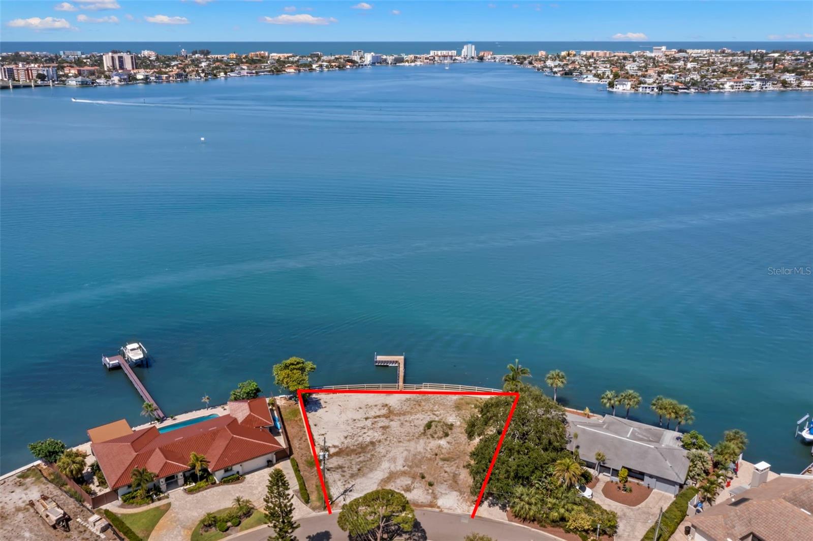 A rare and amazing opportunity that does not come around often, the chance to own a piece of paradise. A quarter acre lot, with 129' of Boca Ciega Bay frontage, ready for your dream home! No canal with another house to look at, just perfect large water views & breathtaking sunsets! The lot has already been cleared and ready to build.