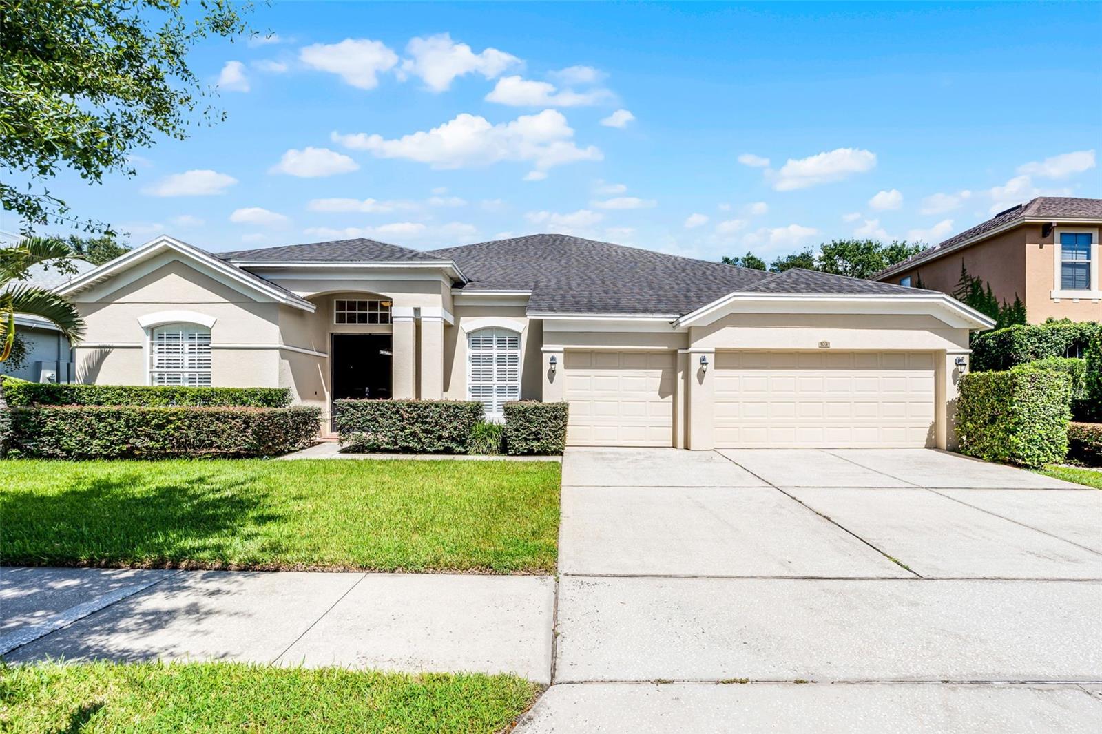 Welcome to Your Dream Home!
Located in the highly sought-after gated community of Tuscany at Lake Mary, this well-maintained and thoughtfully upgraded home offers a functional layout, quality finishes, and a convenient location.
The gourmet kitchen features GE Profile stainless steel appliances, including a 5-burner gas cooktop and Advantium speed oven/microwave. Additional highlights include granite countertops, 42” maple cabinets with rope molding, a butler’s pantry, custom walk-in pantry, and display cabinetry.
The formal dining room includes a tray ceiling, while the great room and primary suite showcase wood floors, crown molding, and plantation shutters. The primary suite also offers French doors to the backyard, a custom walk-in closet, garden tub, and porcelain-tiled walk-in shower.
Three additional bedrooms include updated laminate flooring and custom paint. Both bathrooms are finished with porcelain tile showers and built-in linen closets.
Step outside to enjoy a private saltwater pool and spa, with an extended brick paver patio ideal for relaxing or entertaining. The home includes a programmable saltwater system, spa heater, and pool pump. A fenced backyard with a garden area adds extra privacy.
This home also comes with a home warranty for added peace of mind.
Tuscany at Lake Mary provides access to top-rated schools, upscale shopping and dining, and major highways, all within a quiet, secure community.