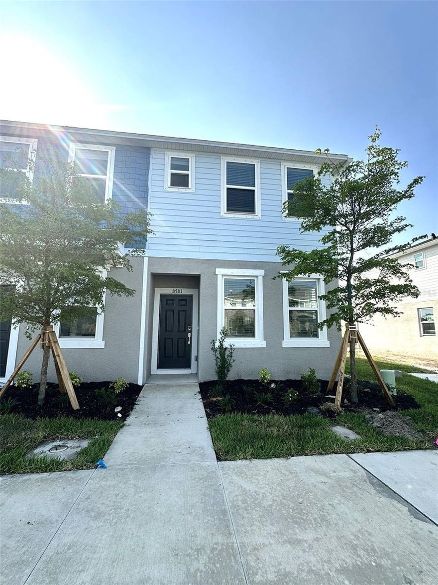 Come home to this nearly new townhome located in the sought-after Sky Ranch neighborhood in South Sarasota. This open and bright two-story home offers a modern and spacious living space perfect for comfortable living and entertaining. Featuring two primary bedrooms and 2 1/2 bathrooms, this townhome boasts stylish finishes and plenty of natural light throughout. The privacy patio is the perfect spot to unwind and enjoy the beautiful Florida weather. The Sky Ranch community is amenity-rich, with a community pool, barbecuing area, and the newly opened Turner Park just steps away. Turner Park offers tennis courts, pickleball courts, soccer and baseball fields, a basketball court, fishing pier, and serene nature walking trails, providing endless opportunities for outdoor recreation and relaxation. Located within close proximity to powdery white beaches, top-rated schools, and major commuter routes, this townhome offers the perfect blend of convenience and luxury. Don't miss the chance to call this beautiful property home.

12 month minimum lease