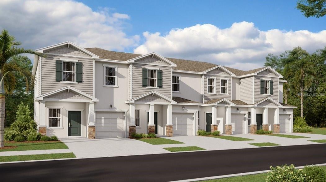 Under Construction. The first floor of the Sienna two-story townhome showcases three bedrooms 2 and a half baths with a one car garage. There is a versatile flex space well-suited to hosting guests. Down the hall is a breezy and convenient shared layout between the dining room, kitchen, and great room, along with an attached lanai. Upstairs, a multipurpose loft divides the tranquil owner’s suite with a full-sized bathroom from the remaining bedrooms. With “Everything’s Included”, luxury and value go hand in hand. Enjoy connectivity, green building features, plus new energy conscious appliances. Welcome to Wellness Ridge the community that was designed to provide a Healthy & Active Lifestyle!! Community Features include: Sports Courts, Clubhouse, Fitness Center, Conservation Areas, Playground, Resort Style Swimming Pool and Multi-Use Trails. This beautiful home is very close to Lake Louisa State Park. Clermont is one of the fastest-growing cities in Central Florida. Strategically located close to Orlando and theme parks, it is known for its picturesque hills and pristine lakes. Schedule your appointment today!