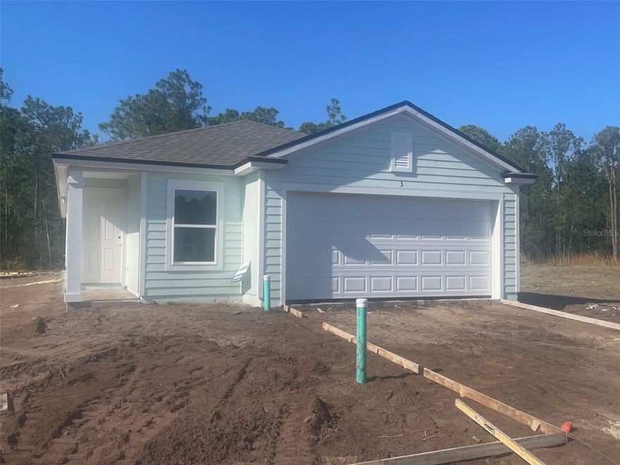 Under Construction. New construction home scheduled for completion in January! This charming coastal-blue residence is nestled in the back of a peaceful community, offering privacy and access to beautiful resort-style amenities.

Inside, you’ll find a warm, natural color palette featuring rich Sahara maple cabinetry—perfect for buyers looking for something beyond the typical white-on-white design. This thoughtfully designed floor plan is one of our customer favorites, showcasing vaulted ceilings and a bright, airy feel throughout.

The home offers 3 bedrooms and 2 bathrooms and is located in a golf-cart-legal community with low community fees. Enjoy the convenience of over 100 shops and restaurants within 5 miles, making everyday living and entertainment a breeze.

A perfect blend of comfort, style, and location—this home is a must-see