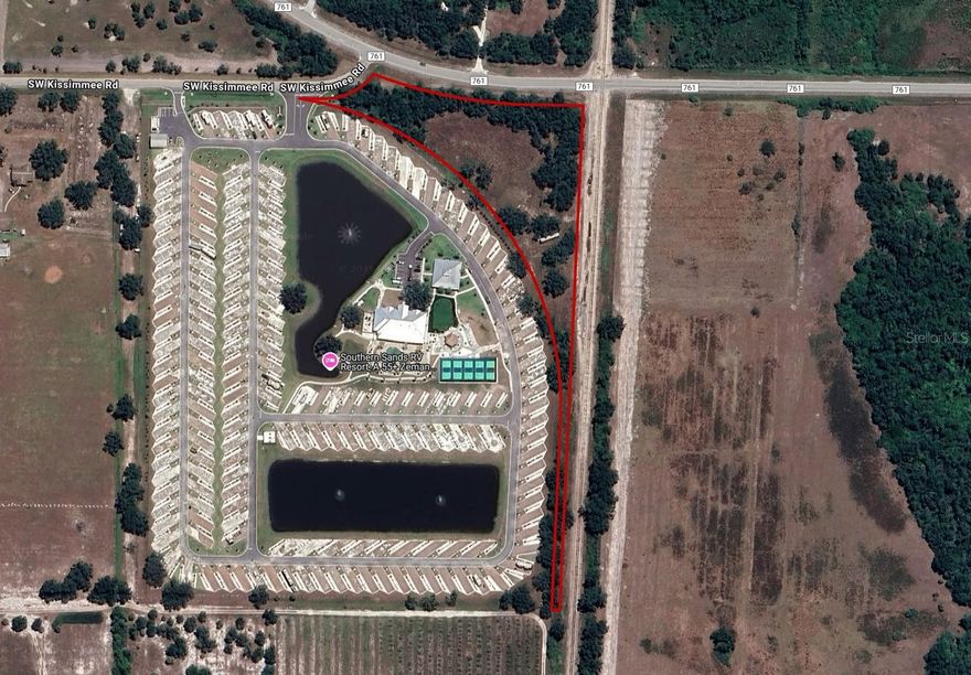 Prime Commercial Lot in DeSoto County – CN Zoning - Excellent location on CR 761 (Lettuce Lake Road) between Kings Highway and US 17, in the desirable Lettuce Lake area of DeSoto County. Just minutes from Port Charlotte (Charlotte County) and convenient access to I-75. This property offers strong elevation with no wetlands and is zoned CN – Commercial Neighborhood, ideal for a variety of commercial uses. Water and sewer utilities are available along the property's north frontage on CR 761. A rail line runs along the eastern boundary, adding potential logistical value.