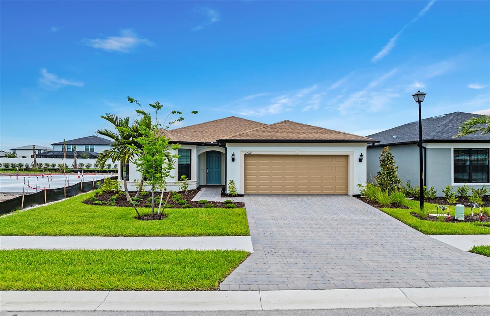 Available now at The Strand at Cedar Grove! This Medina is a spacious floorplan with 3 bedrooms, 3 bathrooms, a den, and a massive gathering room for entertaining. The home has been upgraded with modern white cabinets with quartz countertops, stainless steel appliances, French doors at the den, impact glass windows, smart home package & more! Room for pool to be added after closing. The Strand at Cedar Grove, located in North Port, offers new homes with a unique selection of homes designed to fit your lifestyle and budget. Families looking for exceptional schools, open concept living, and community amenities like a neighborhood pool, pool cabana, and tot lot play area will find The Strand is the perfect place to call home.
