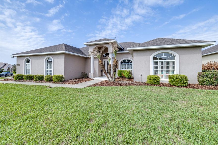 Gorgeous heated pool home located in Huntington Hills golf community. This 3 bedroom, 2 bath home is priced to sell. This home has all furniture available and all appliances stay.  The community has a large pool, spa, pickle ball courts, tennis court and a 60 acre fresh water lake with a boat ramp and dock for fishing.  The low HOA fee is only $66 a month. This community in Lakeland is conveniently positioned and located minutes from I-4 between Tampa and Orlando airports.  If you are looking for a move-in ready pool home, this is the cleanest, well maintained home with many amenities you will find.