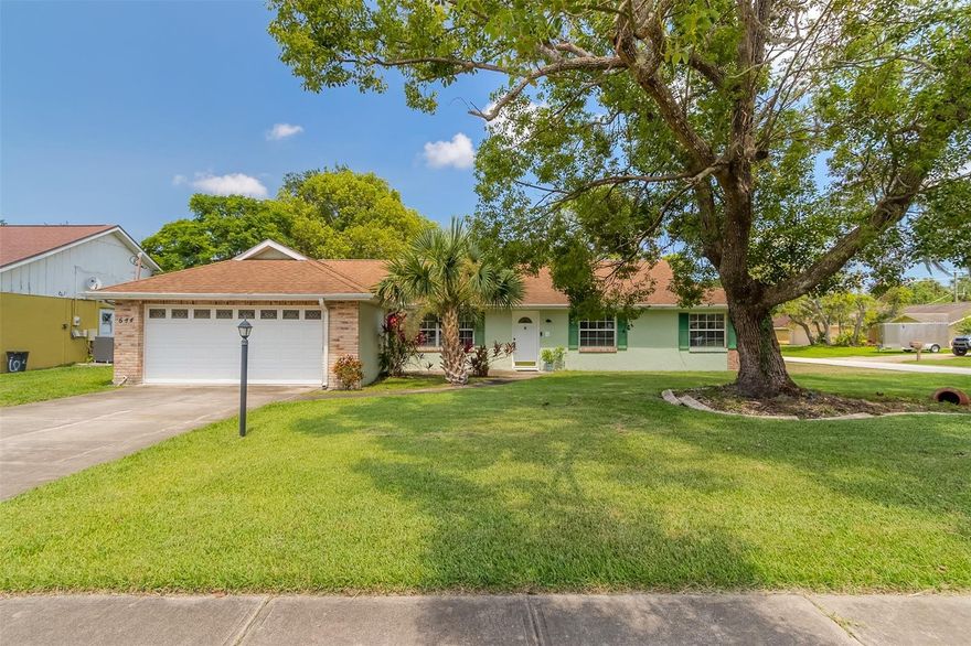 Welcome to your blank canvas in Port Orange! This incredible 3-bedroom, 2-bath block home is ready for your personal touch, offering endless possibilities for customization and transformation. Located on a desirable corner lot, this ranch style home is brimming with potential and eagerly awaits your creative vision. The cozy fireplace in the office/ den sets the stage for warm gatherings and unforgettable moments with loved ones. Create the perfect ambiance to reflect your unique style and this flex space can be transformed into your personal sanctuary. Imagine lounging on the enclosed porch, where you can sip your morning coffee or indulge in an evening cocktail while soaking up the Florida sunshine overlooking a lush, fully fenced back yard. Enjoy the convenience of being close to shopping centers, where you can indulge in retail therapy and discover new culinary delights. When it's time to unwind, the stunning beaches of Port Orange are just a short drive away, inviting you to relax and soak up the coastal beauty! The best part, no HOA! The neighborhood offers blocks of sidewalks, perfect for evening strolls! Don't miss out—schedule a showing today and prepare to make the neighborhood envy your unmatched style and flair! No flooding during hurricanes. All information in deemed accurate but is not guaranteed. ;Water: City